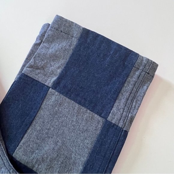 Checkered Jeans High Rise Straight Denim - Picture 15 of 16